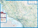 Landkaart - wegenkaart Californië - California | Borch maps