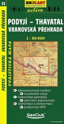 Shocart 53 PODYJÍ - THAYATAL, Vranovská přehrada  / Wandelkaart Tsjechie