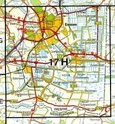 Topografische kaart / Wandelkaart 17H Emmen
