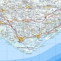 Landkaart - wegenkaart Algarve | Reise Know How