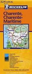 Wegenkaart - landkaart - autokaart 324 Charente - Charente Maritime | Michelin Local