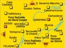 Wandelkaart 665 Assisi - Camerino | Kompass