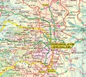 Landkaart  - wegenkaart Jerusalem & Israel North - Jeruzalem en Noord Israël | ITMB