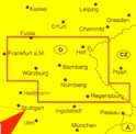 Wegenkaart - Landkaart Beieren - Bayern Nord  MP D12 | Marco Polo