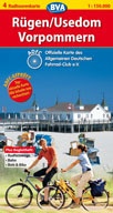 Fietskaart ADFC-Radtourenkarte Blatt 04 Rügen Vorpommern | BVA