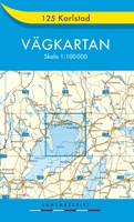 Landkaart - wegenkaart 125 Karlstad vagkarten - Zweden | Lantmariet