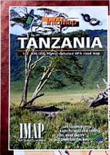 Landkaart - wegenkaart Tanzania GPS map | IMAP