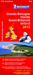 Wegenkaart - landkaart Michelin 713 Groot-Brittannië & Ierland 2012 Great Britain | Michelin