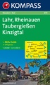 Wandelkaart WK 879 Lahr-Rheinauen-Taubergießen-Kinzi | Kompass