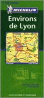 Landkaart - Wegenkaart 110 Environs de Lyon Zoom | Michelin
