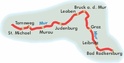 Fietsgids Mur-radweg | Bikeline
