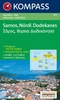 Wandelkaart - Fietskaart WK 253 Samos - Nördlicher Dodekanes | Kompass