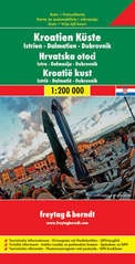 Wegenkaart Kroatië kust - Croatia Coast - Kroatien Küste | Freytag & Berndt