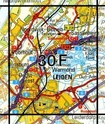 Topografische kaart / Wandelkaart 30F Leiden