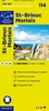 Wegenkaart - Landkaart 114 fietskaart St. Brieuc - Morlaix - Bretagne | IGN