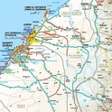 Landkaart - wegenkaart Verenigde Arabische Emiraten, Dubai, Abu Dhabi | Reise Know How