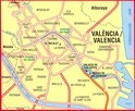 Stadsplattegrond -  plattegrond Valencia | Michelin