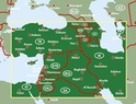 Landkaart - wegenkaart Naher-Osten / Midden Oosten Freytag und Berndt