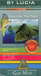 Wegenkaart - Autokaart - Landkaart  St Lucia | Gizi maps