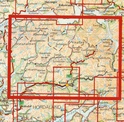 Wandelkaart 2491 Stolsheimen - Naeroyfjorden, topografische kaart Turkart Noorwegen | Statens