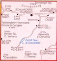 Wandelkaart Tabacco 045 Laces / Latsch, Val Martello, Silandro/Schlanders, Parco Nazionale dello Stelvio, Cevedale, S. Gertrude  - Dolomieten / Italie