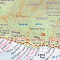 Landkaart - wegenkaart Fiji | Hema maps