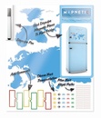 Kadotip Mapnetic Magnetische Koelkast Wereldkaart  | Luckies