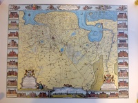 Wandkaart Beckeringhkaart - formaat 70x100 | Profiel 