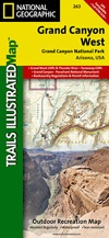 Wandelkaart 263 Grand Canyon west | National Geographic Trails Illustrated |