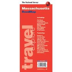 Wegenkaart - landkaart Massachusetts State Road Map | Universal Map