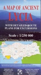 Wandelkaart - landkaart A map of ancient Lycia (Lycië) | Sabri Aydal