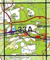 Topografische kaart / Wandelkaart 33A Hoog-Soeren (Veluwe)