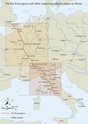 Wandelgids Walking guide to Via Francigena – Canterbury to Great St Bernard  - wandelen naar Rome deel 1| Cicerone