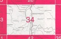 Topografische kaart 34 Tongeren 1:50.000 Wandelkaart Belgie