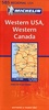 Wegenkaart Michelin 585 Western USA - Western Canada