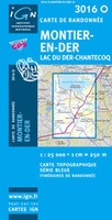Wandelkaart 3016 O - 3016O Montier-En-Der Lac Du Der-Chantecoq  topografische kaart | IGN