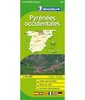 Fietskaart - wegenkaart Pyrénées Occidentales - Spaanse Pyreneeën| Michelin 144