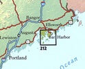 Wandelkaart - landkaart Acadia National Park | Trails Illustrated maps - National Geographic