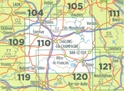 Wegenkaart - Landkaart 110 fietskaart Reims - St. Dizier | IGN