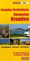 Landkaart - Wegenkaart Kroatië en Slovenië met alle campings en camperplaatsen | Promobil