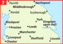 07 Wegenkaart - Road Map Britain 7 Northern England (Noord - Engeland) | AA Publishing