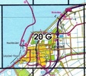 Topografische kaart / Wandelkaart 20G Lelystad