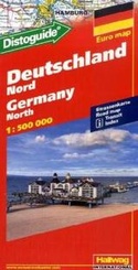Landkaart- wegenkaart Deutschland Nord - Duitsland Noord | Hallwag