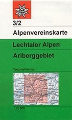 Wandelkaart - Alpenvereinskarte 3/2 Lechtaler Alpen, Arlberggebiet | OAV