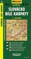 Shocart 72 SLOVÁCKO - BÍLÉ KARPATY - Grenze Slowakei - Weiße Karpaten   / Wandelkaart Tsjechie