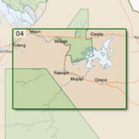 Topografische kaart Botswana (sheet 4) |