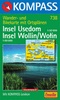 Kompass wandelkaart 738 Insel Usedom / Wollin