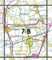Topografische kaart / Wandelkaart 7B Bedum