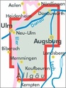 Fietsgids Radatlas Donau - Allgäu | Bikeline
