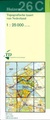 Topografische kaart / Wandelkaart 26C Huizen